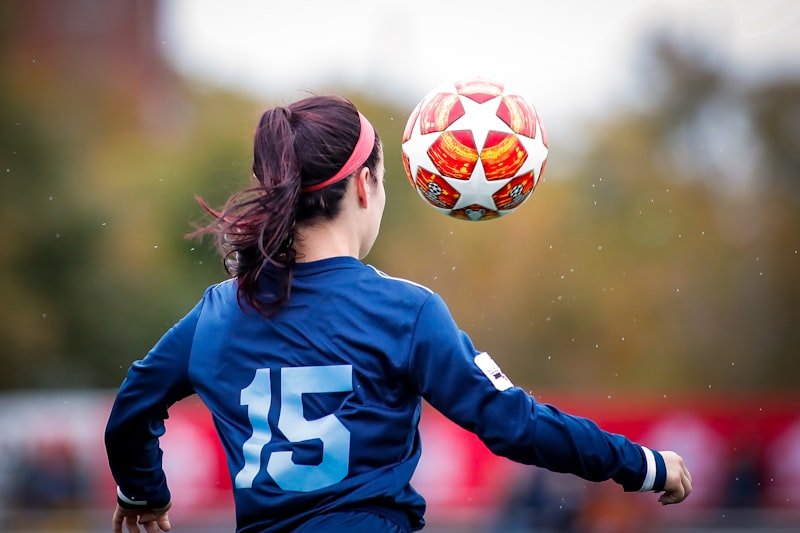 Spielerin im Trikot
